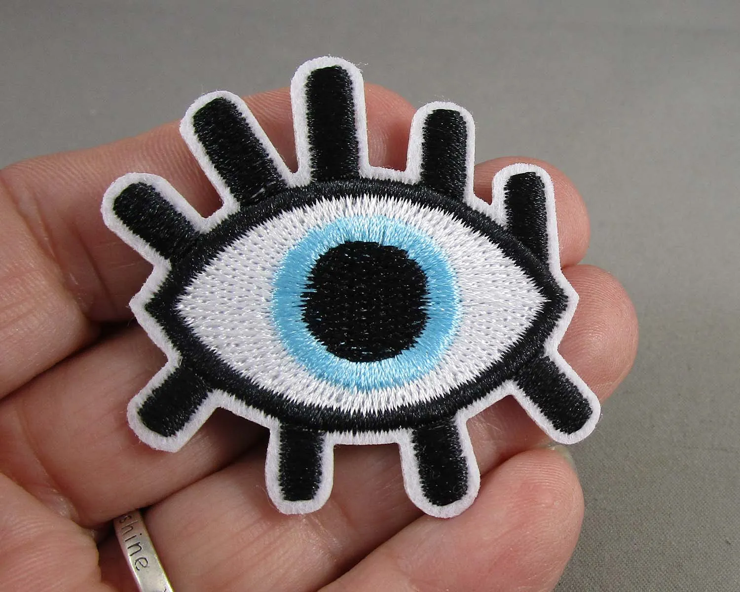 Greek Evil Eye Protection Iron on Patch 1pc C288