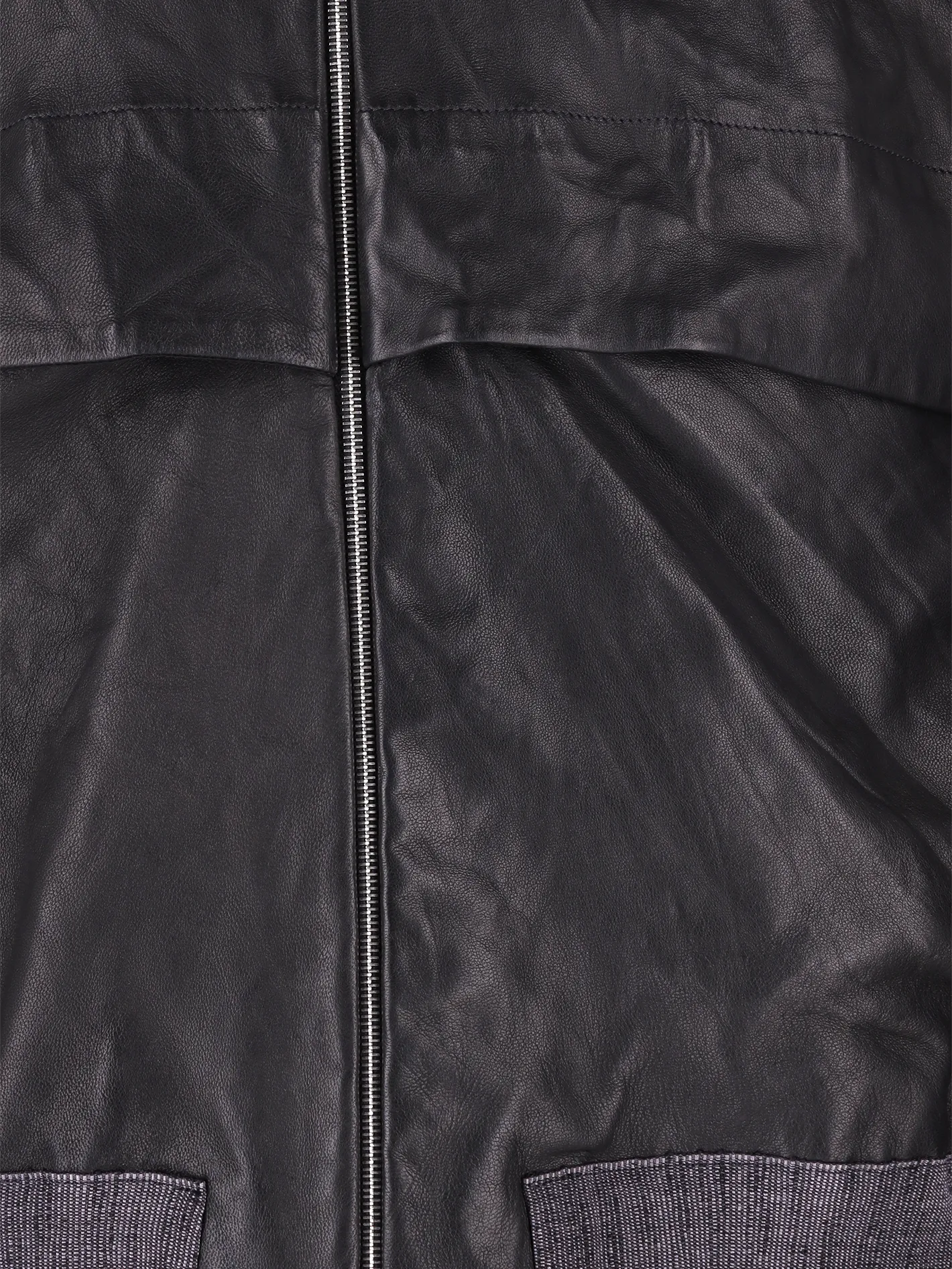 hooded leather jacket