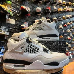 Jordan 4 Military Black - Gently Enjoyed (Used) Men 14